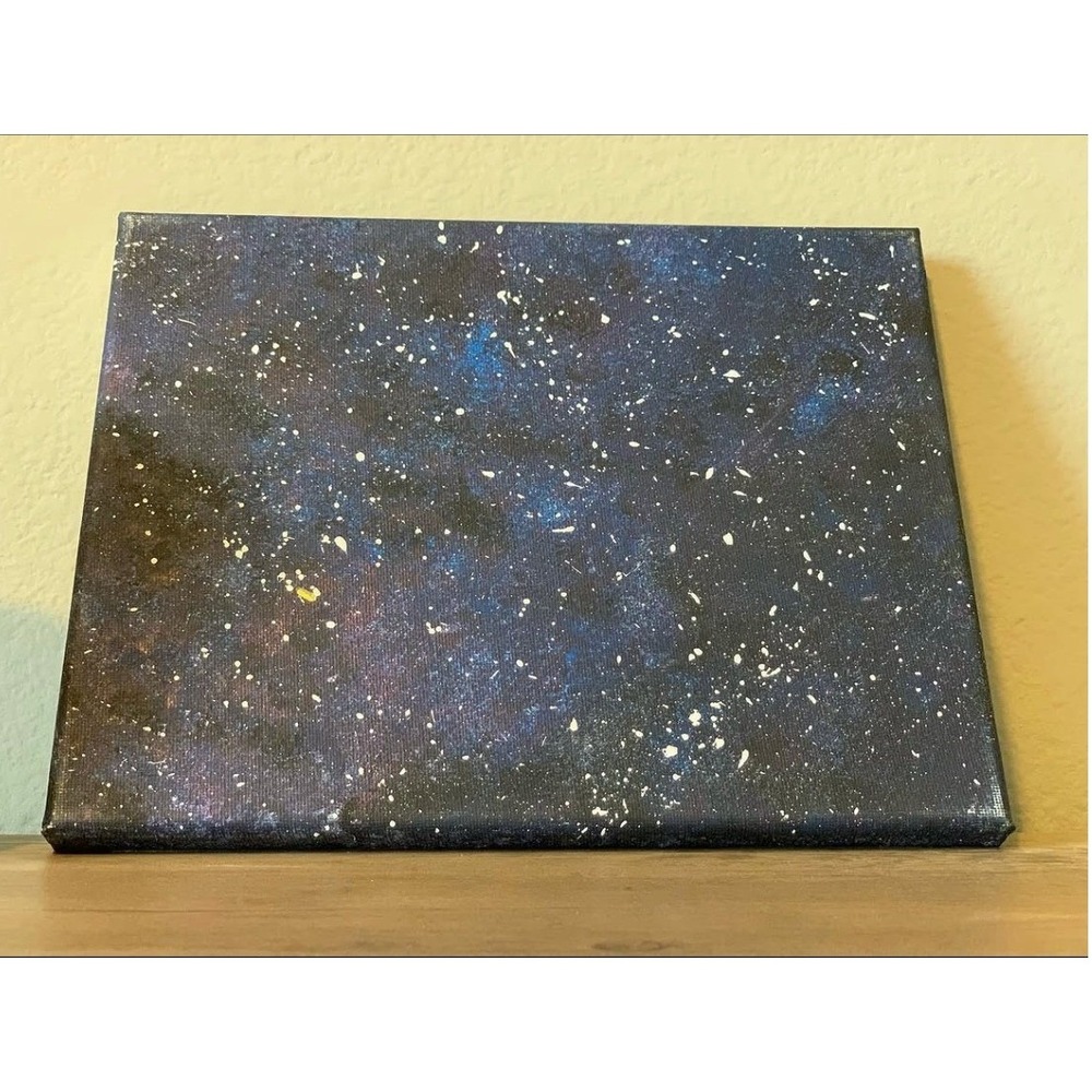 Original  Painting 8x10 Canvas Art "Retrograde"